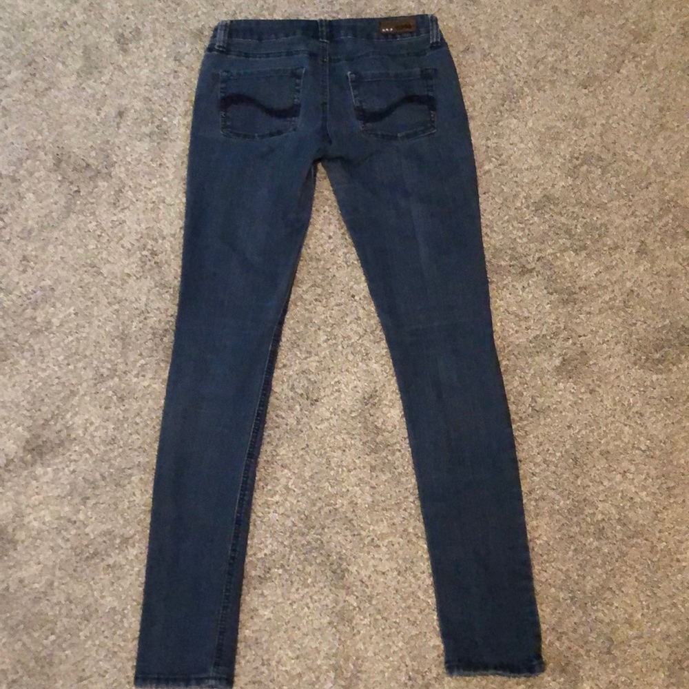 RSQ Ibiza Extreme Skinny Jeans Dark Blue Wash 3R - Picture 4 of 6